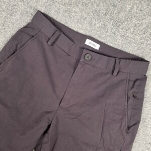 Brady + Live Pants Men‎ 30 Black Technical Stretch Chino Trousers